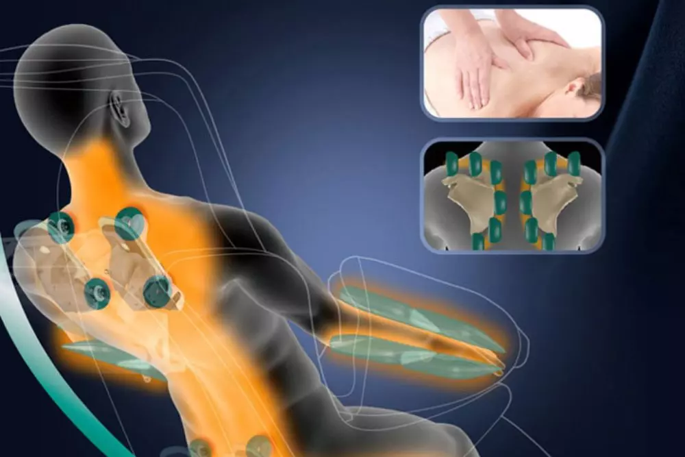 Ghế massage giúp cải thiện cấu trúc xương sống