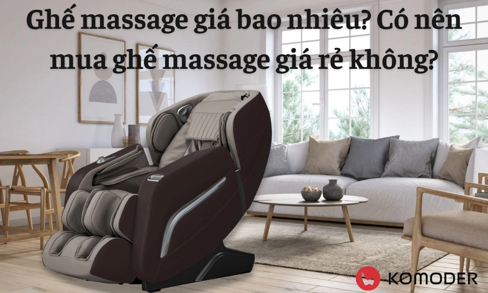 Tìm hiểu giá ghế massage trên thị trường