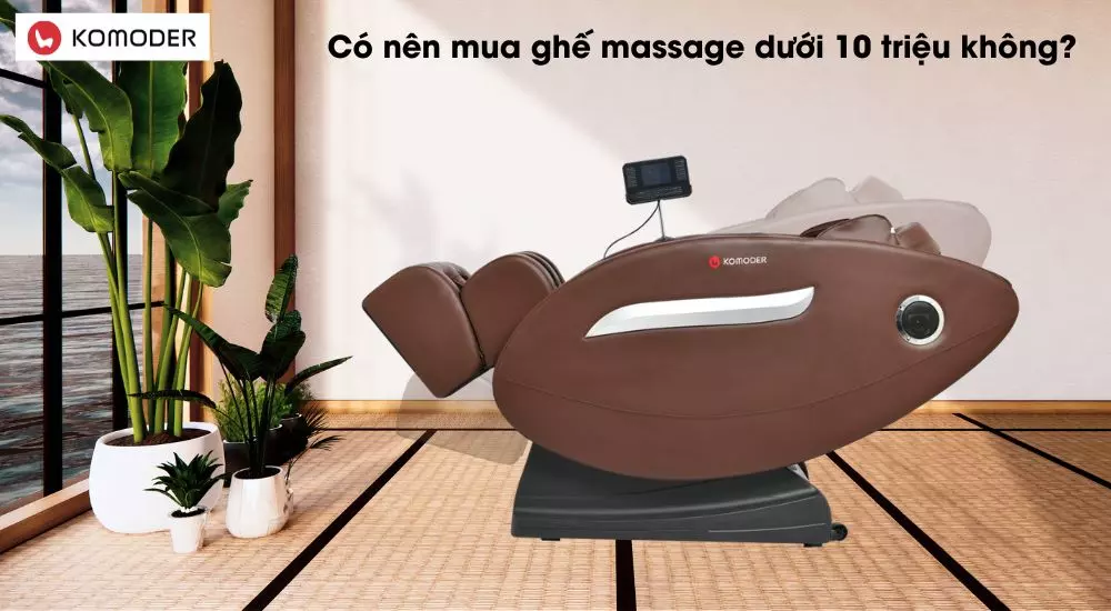 Có nên mua ghế massage dưới 10 triệu không?