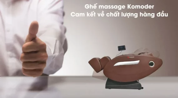 Ghế massage Komoder - Cam kết về chất lượng hàng đầu