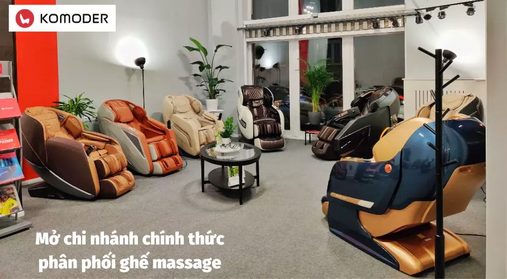 Mở chi nhánh chính thức phân phối ghế massage