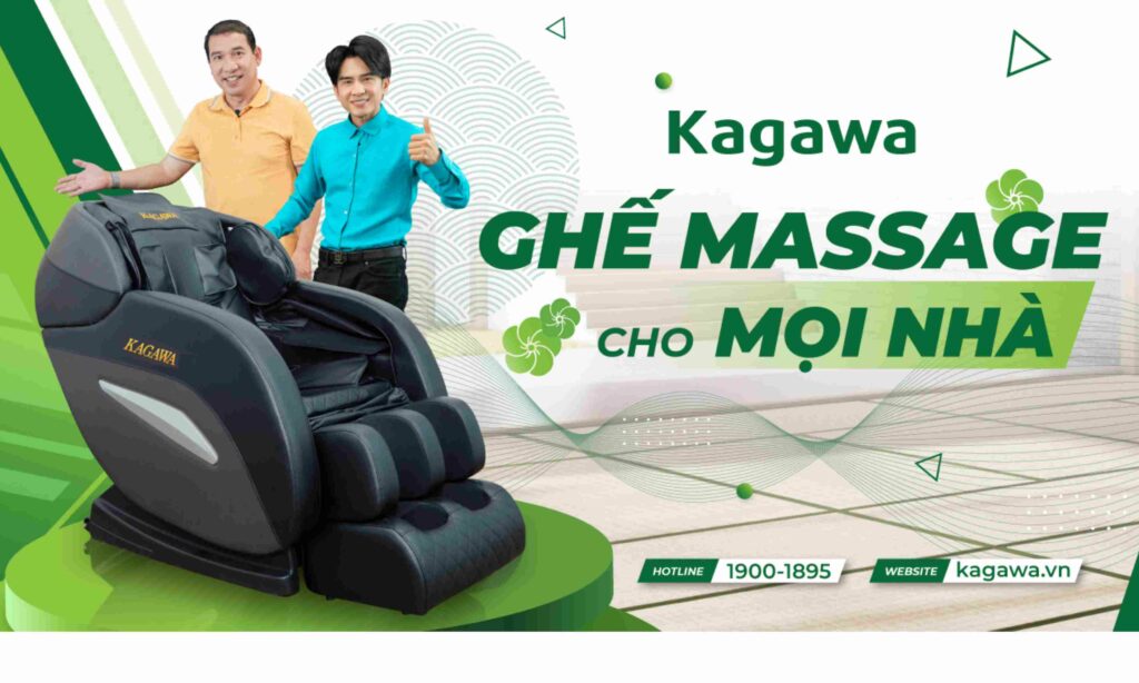 Ghế massage thương hiệu Kagawa bán chạy top 5