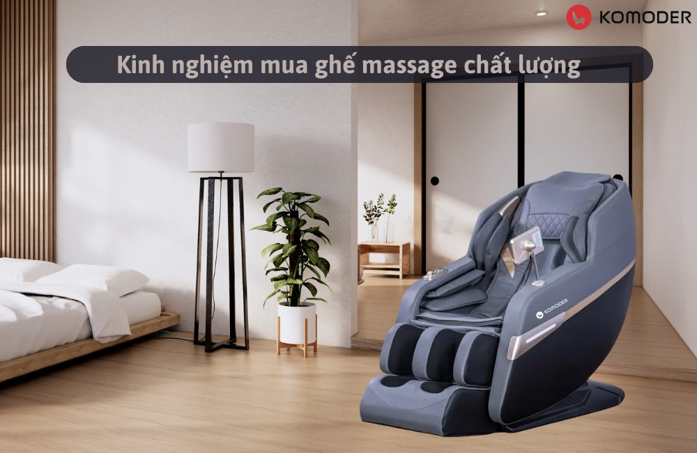 Kinh nghiệm mua ghế massage chất lượng