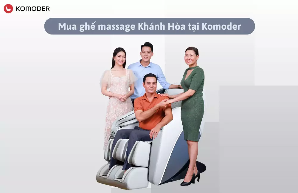 Tại sao nên mua ghế massage Khánh Hòa tại Komoder