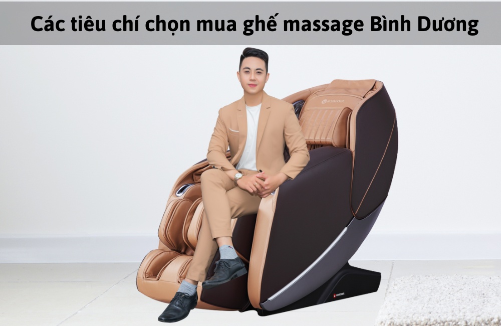 Các tiêu chí chọn mua ghế massage Bình Dương