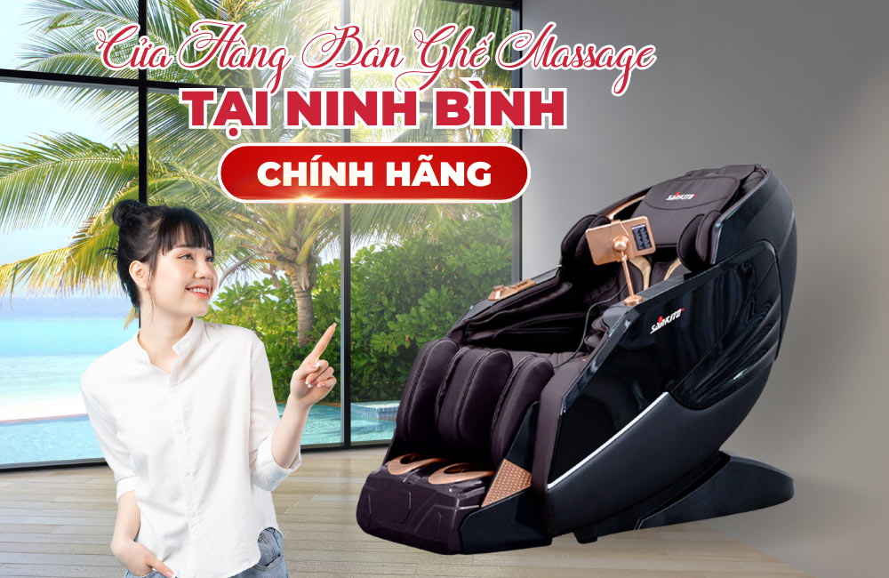 Mua ghế massage tại Ninh Bình chính hãng