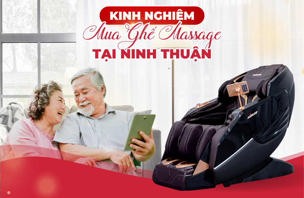 Mua ghế massage Ninh Thuận chính hãng