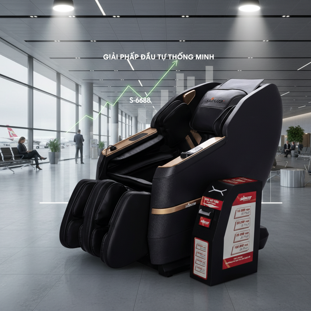Ghế Massage Tính Tiền Tự Động Sankito S-6688: Giải Pháp Đầu Tư Thông Minh gemini image 1