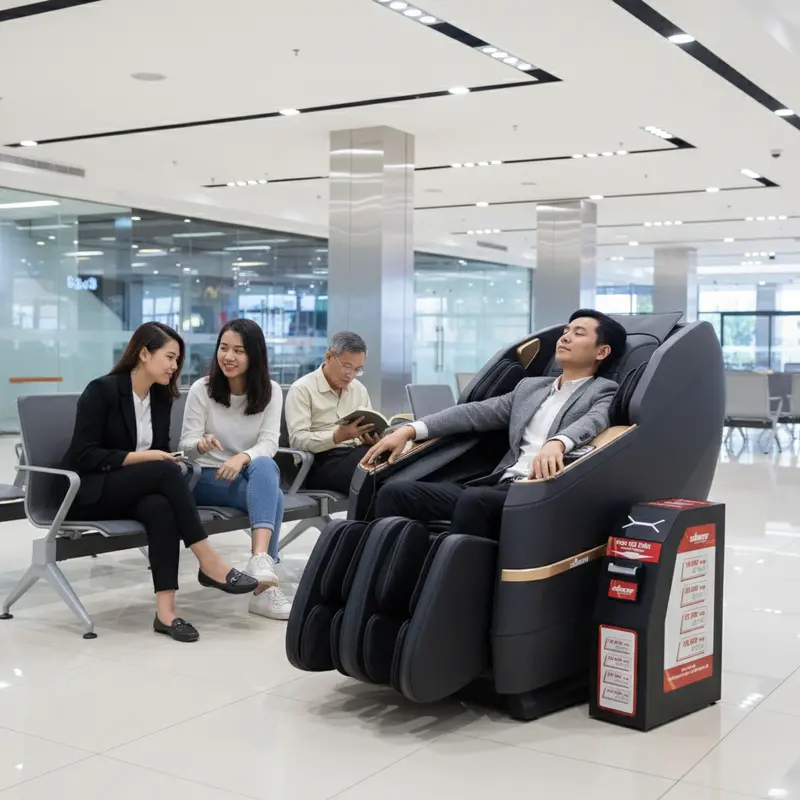 Ghế Massage Tính Tiền Tự Động Loại Nào Tốt? Review Chi Tiết Sankito S-6688 gemini image 113