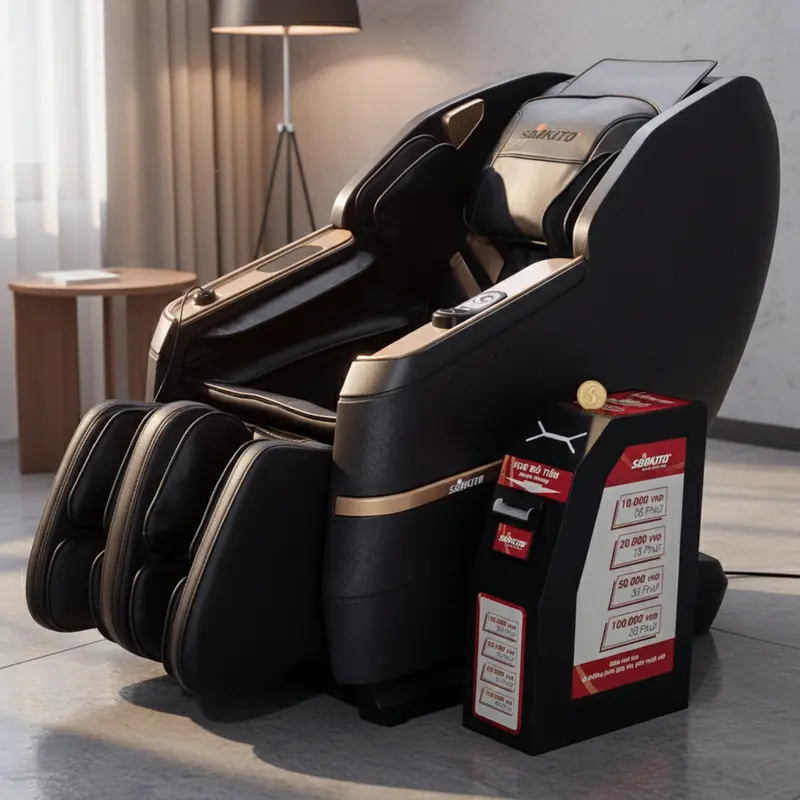 Ghế Massage Tính Tiền Tự Động Loại Nào Tốt? Review Chi Tiết Sankito S-6688 gemini image 115