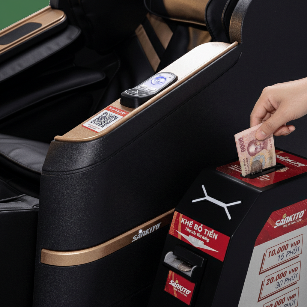 Ghế Massage Tính Tiền Tự Động Sankito S-6688: Giải Pháp Đầu Tư Thông Minh gemini image 2
