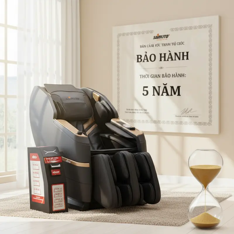 Ghế Massage Sankito S-6688 Bảo Hành Bao Lâu? gemini image 205