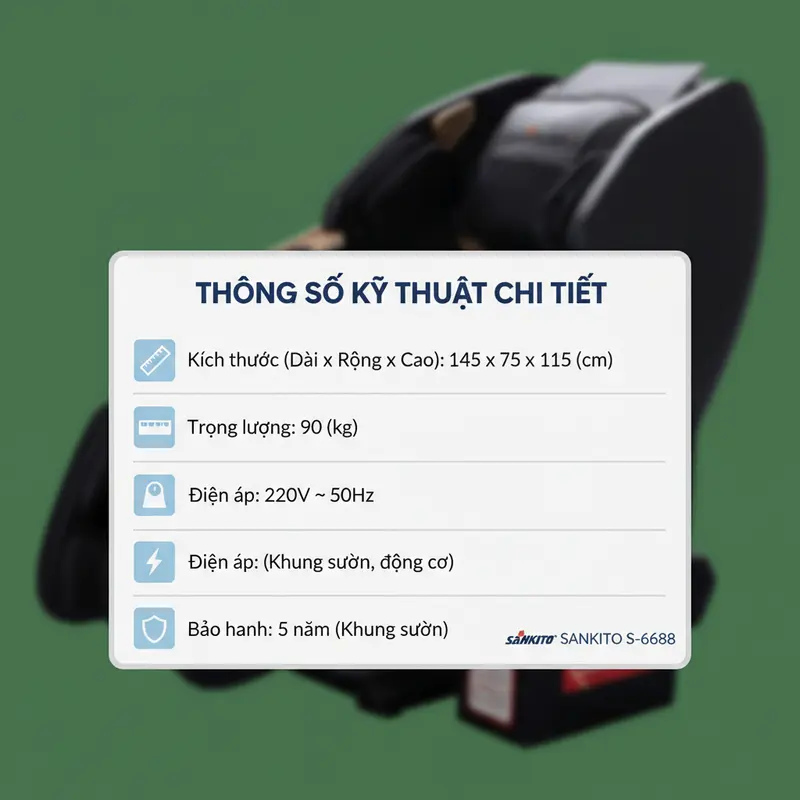 Ghế Massage Sankito S-6688 Dành Cho Ai? Giải Đáp Chi Tiết gemini image 249