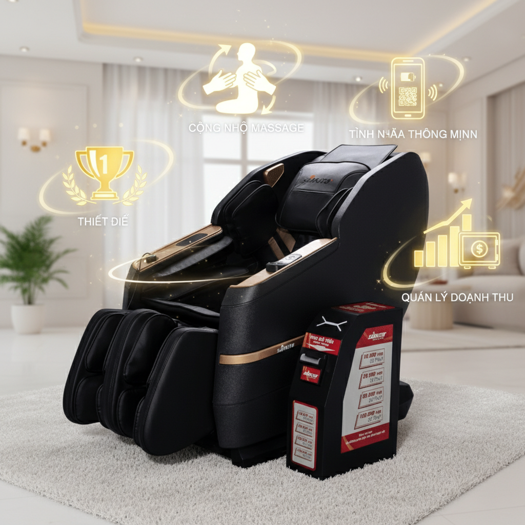Ghế Massage Tính Tiền Tự Động Sankito S-6688: Đầu Tư Thông Minh Cho Doanh Nghiệp gemini image 7
