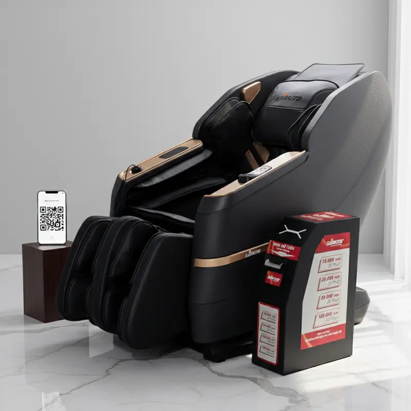 Ghế Massage Tính Tiền Không Dùng Tiền Mặt Sankito S-6688: Giải Pháp Kinh Doanh Thông Minh gemini image 89